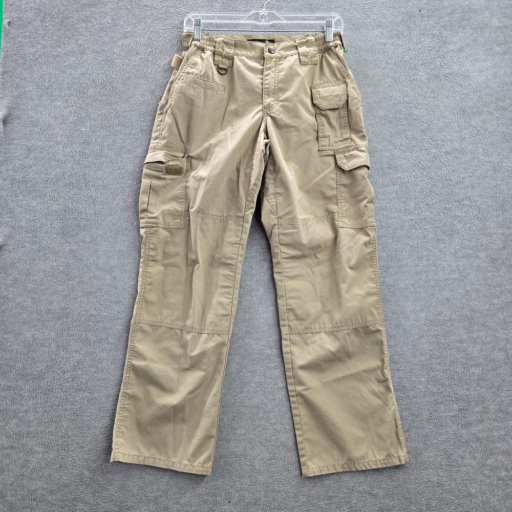 5.11 Tactical Women Pants 6 Beige Cargo Ripstop‎ Utility Double Knee Workwear
